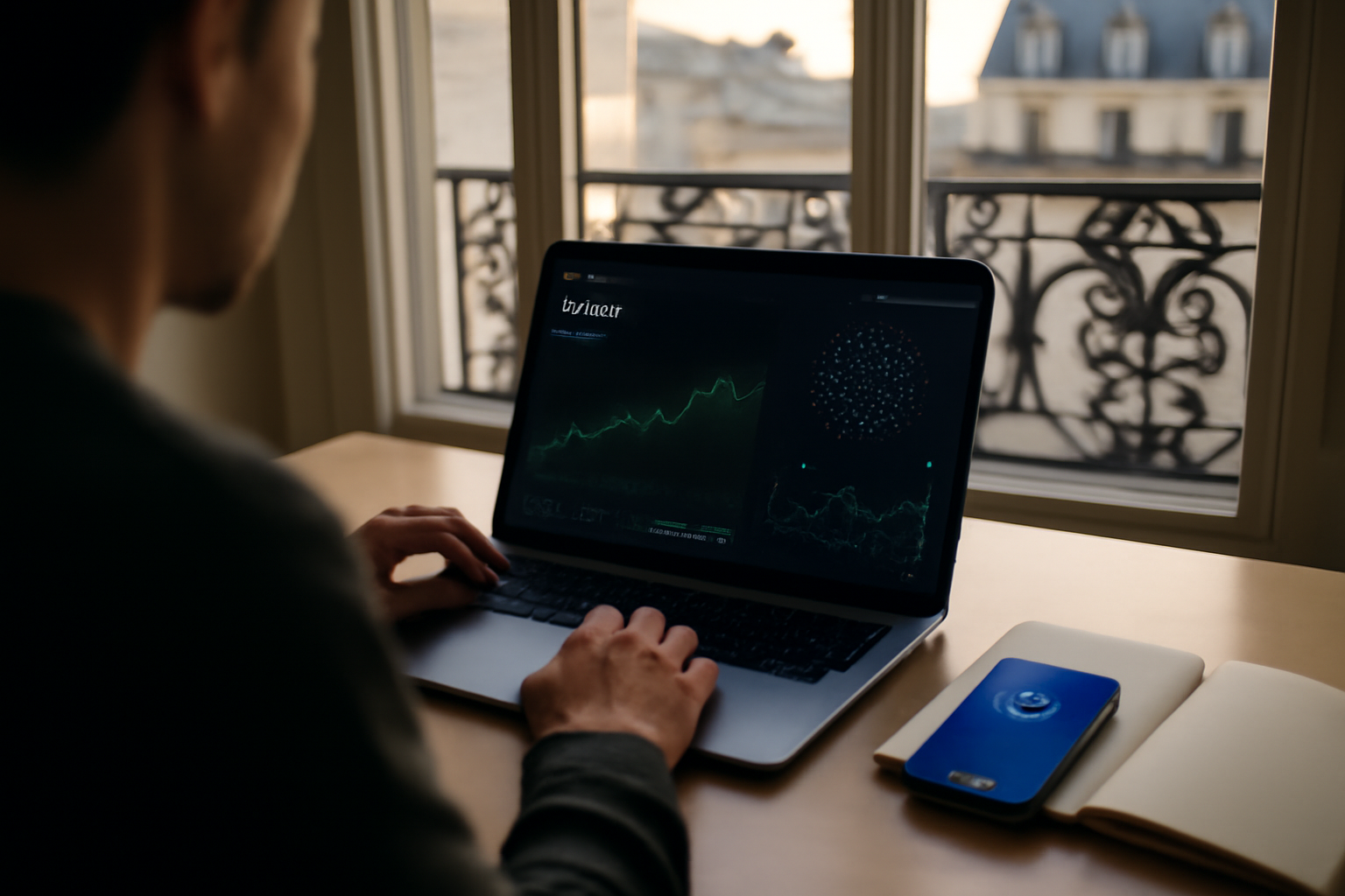 cardano et ADA sur un écran affichant un réseau blockchain en preuve d’enjeu