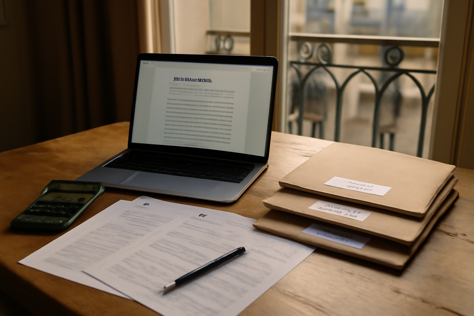 Montant retraite Ségolène Royal : calcul de pension et documents officiels sur une table, lumière naturelle